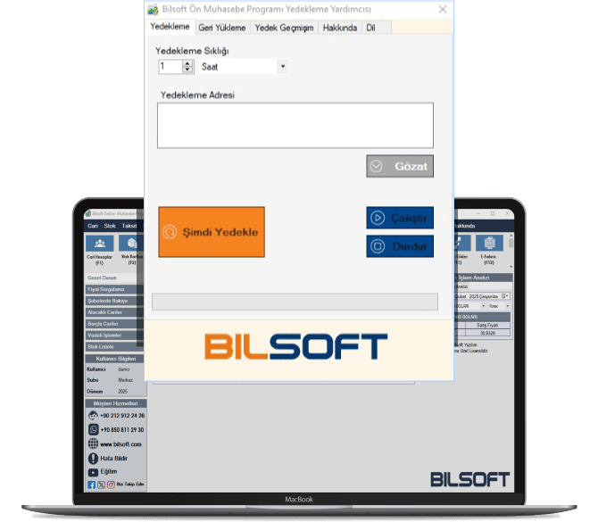 Bilsoft Otomatik Yedekleme Modülü ile Verilerinizi Güvence Altına Alın!